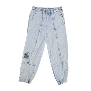 Vtg 80's Wrangler Acid Wash Sand Sport Volleyball Jeans Boys 8* Bad Elastic*READ